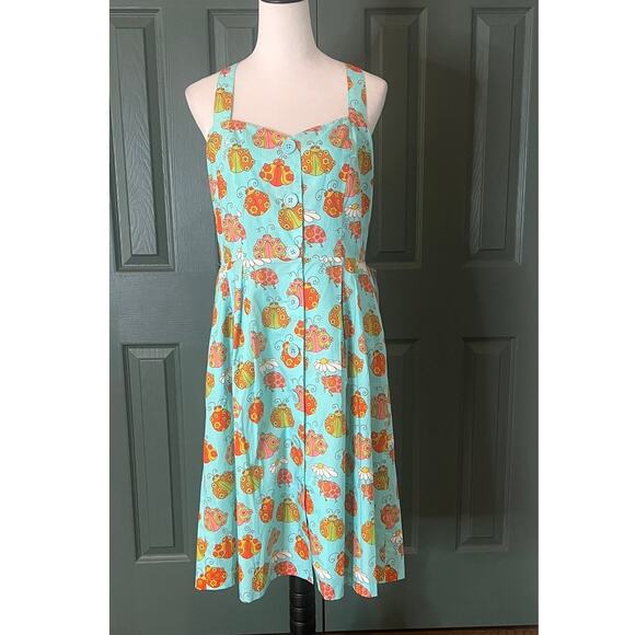 Modcloth x Maribel Muro Dresses & Skirts - ModCloth x Marisol Muro Bugs and Kisses Ladybug  Women's Halter Dress Size Large